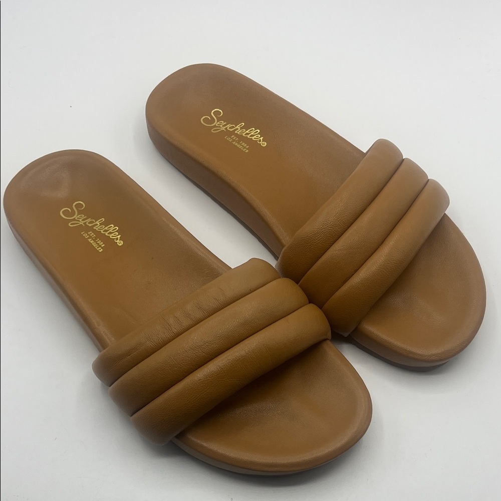 Seychelles Leather Slide Sandals